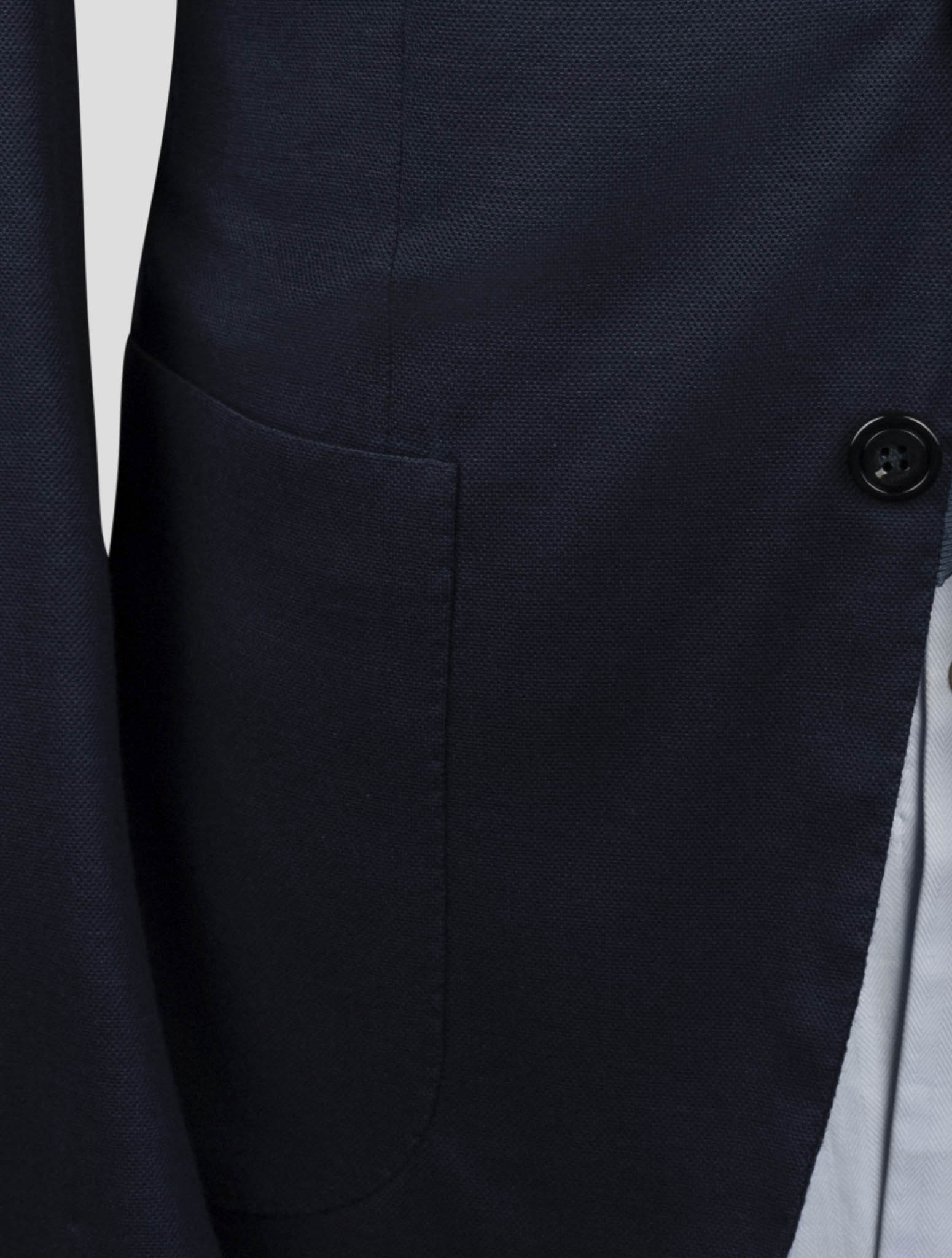 Kiton Blue Cashmere Blazer