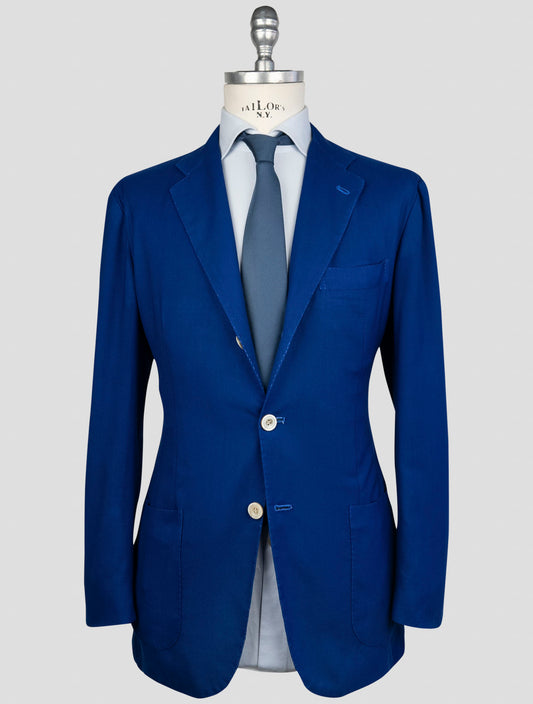 Kiton Blue Cashmere Blazer