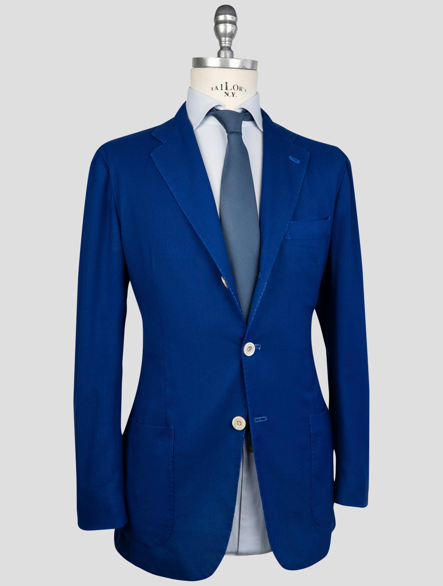 Kiton Blue Cashmere Blazer