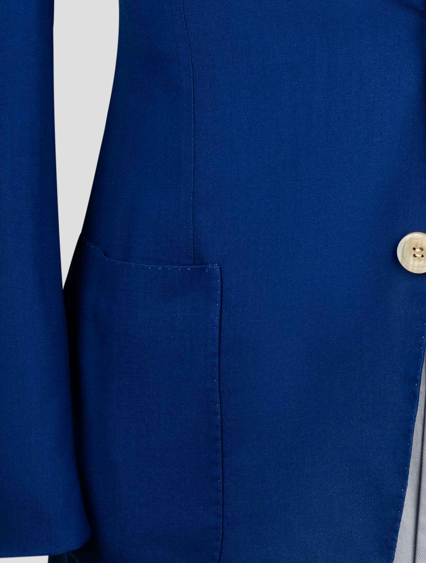 Kiton Blue Cashmere Blazer