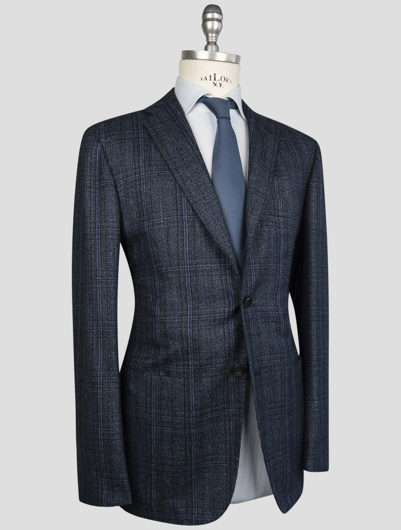 Blazer de Cachemira, Seda y Lino Azul Kiton Elegancia Italiana