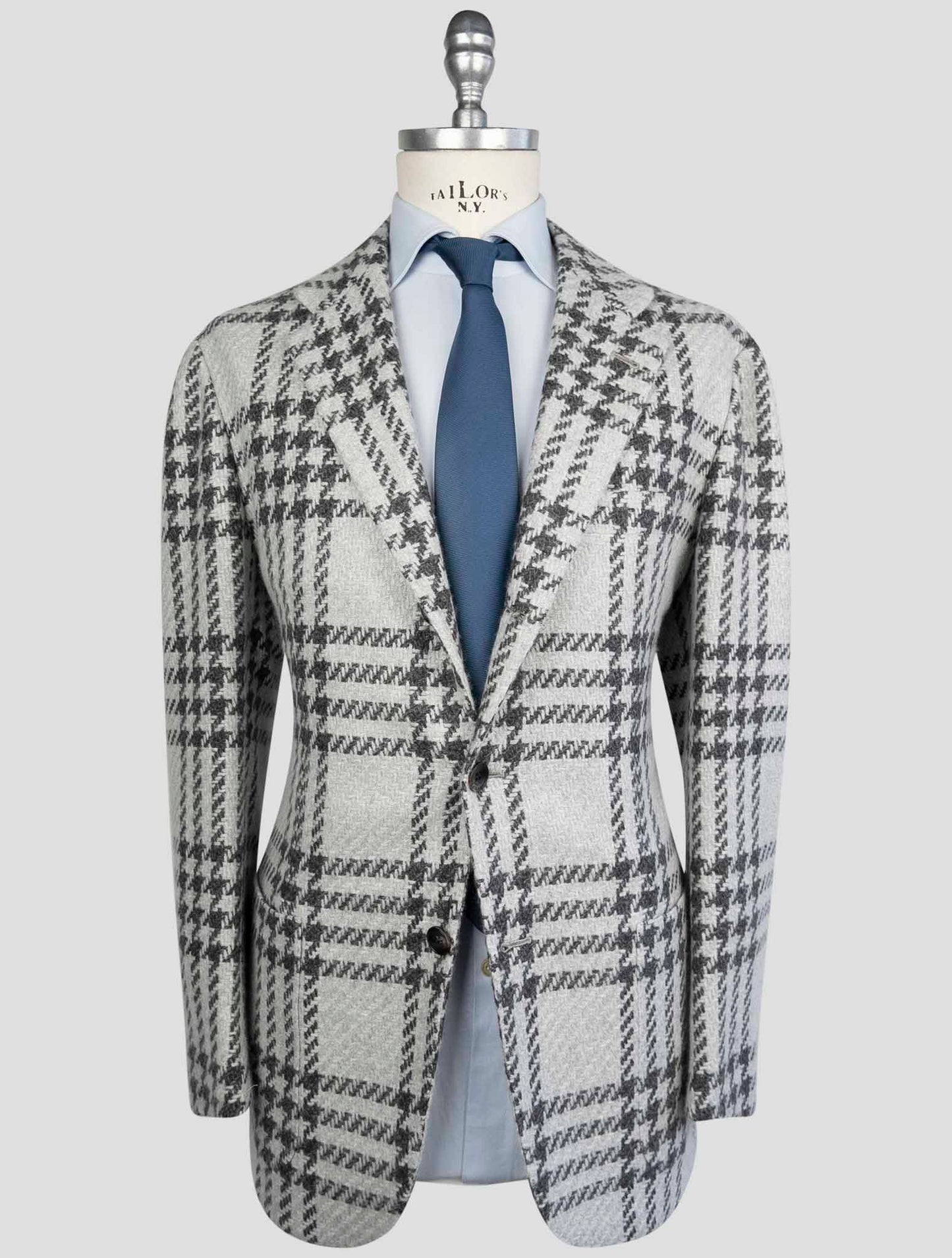 Kiton Gray Cashmere Blazer