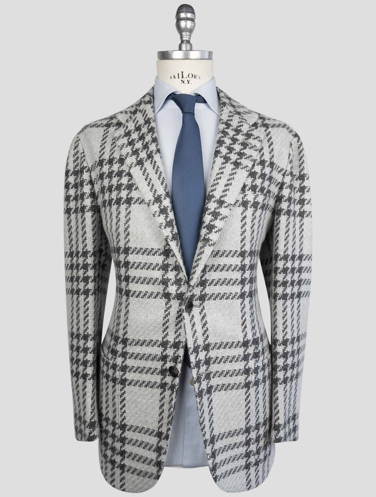 Kiton Gray Cashmere Blazer