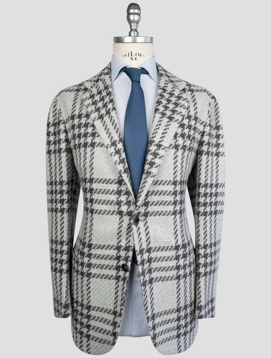 Kiton Gray Cashmere Blazer