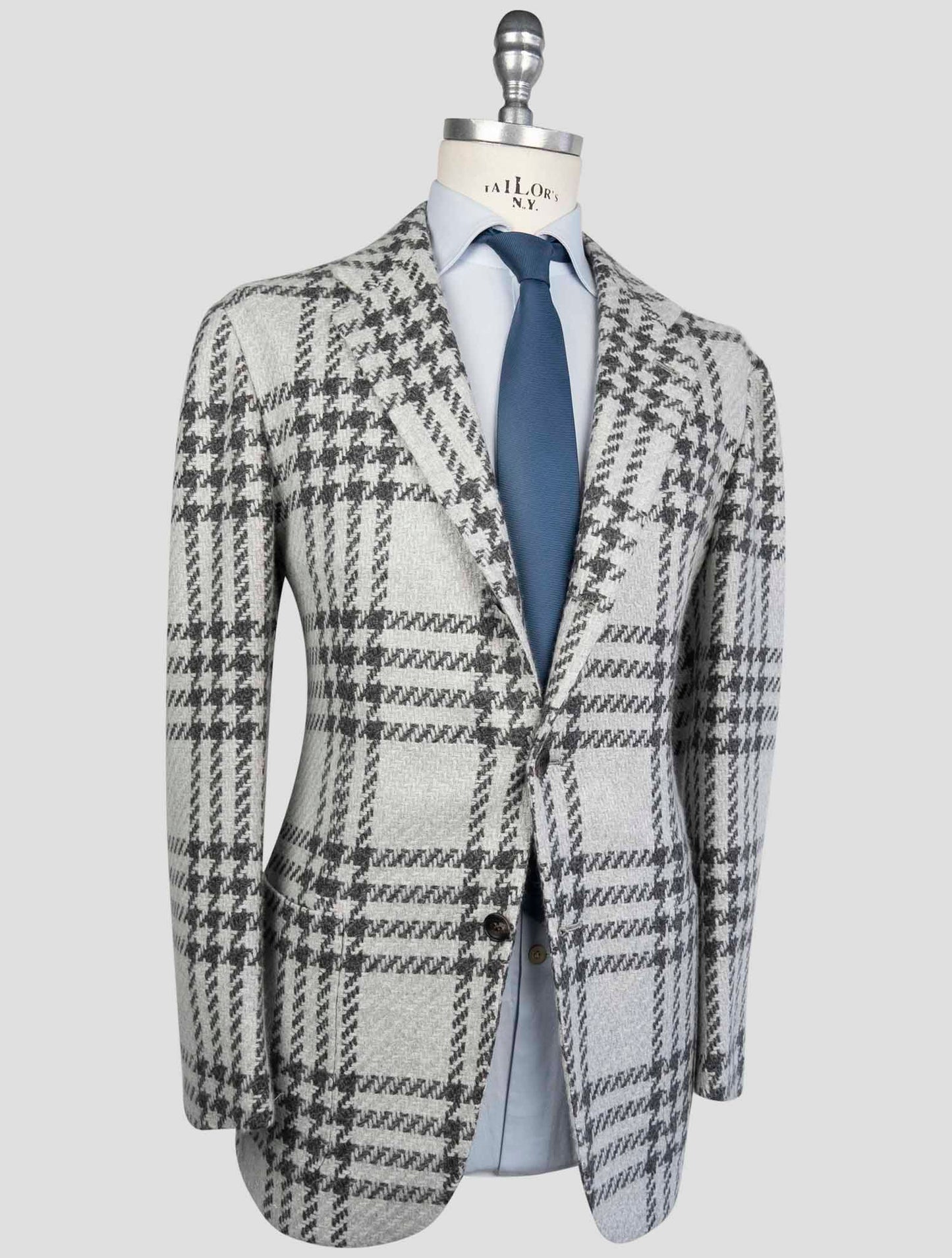 Kiton Gray Cashmere Blazer