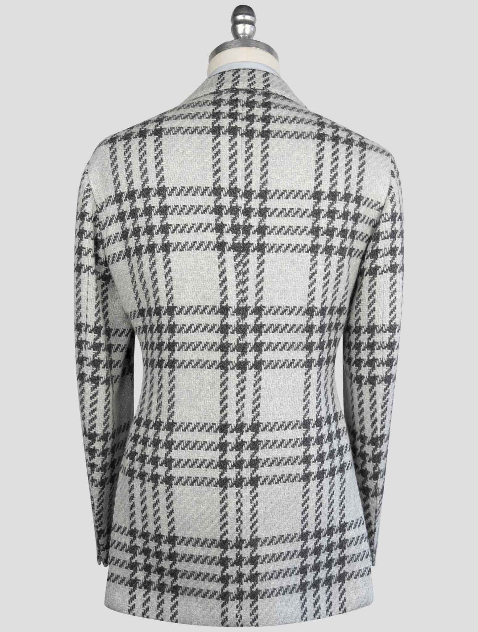 Kiton Gray Cashmere Blazer
