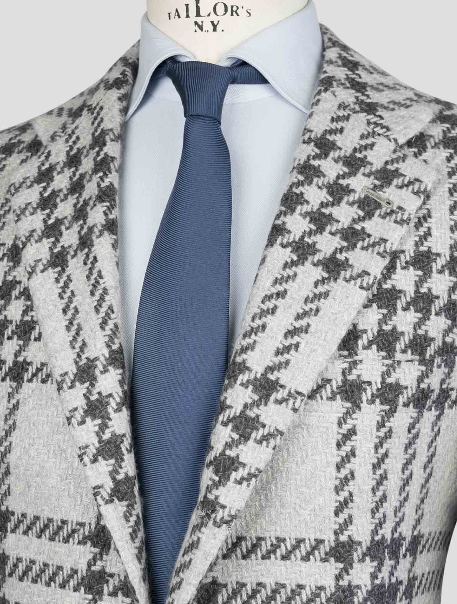 Kiton Gray Cashmere Blazer