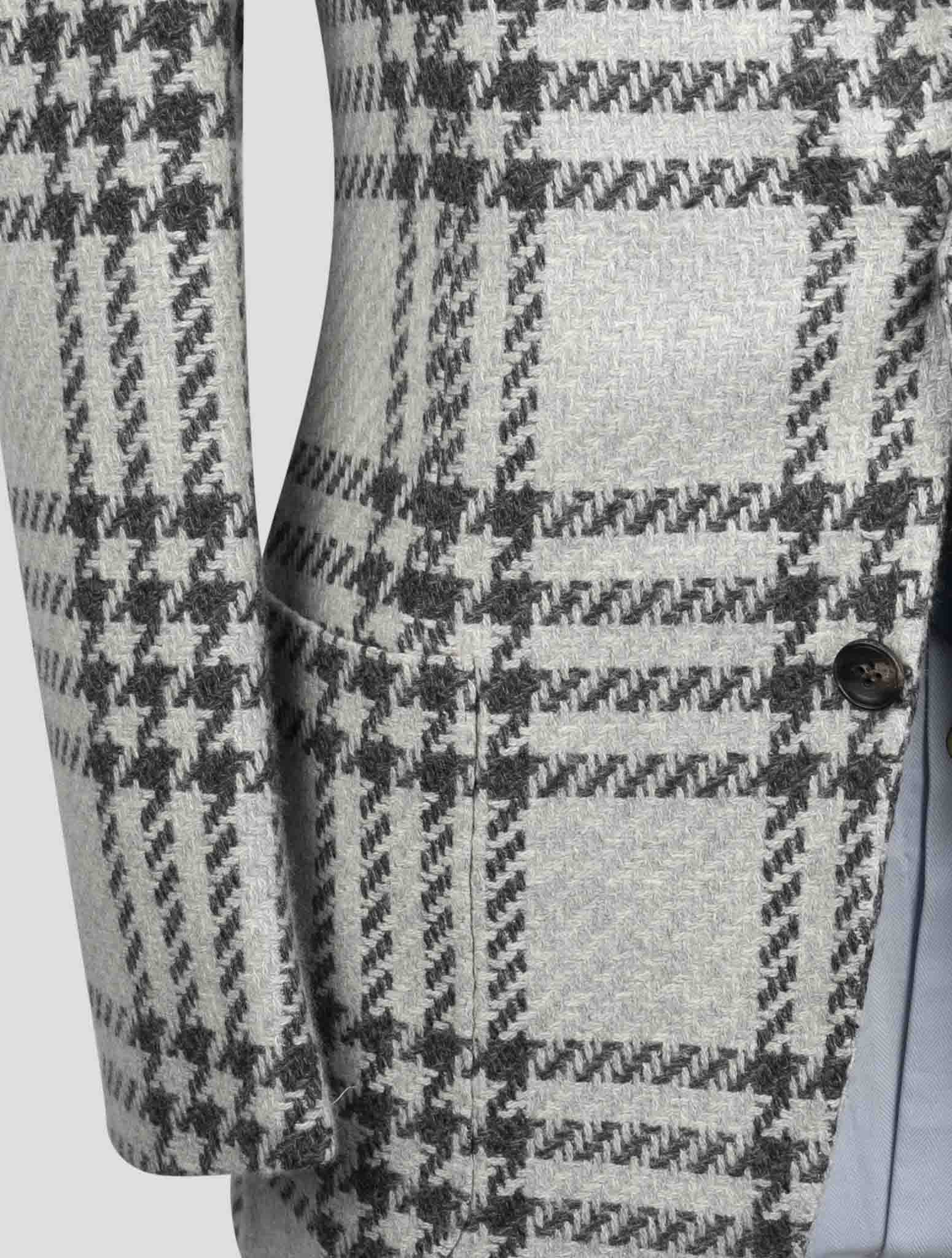 Kiton Gray Cashmere Blazer