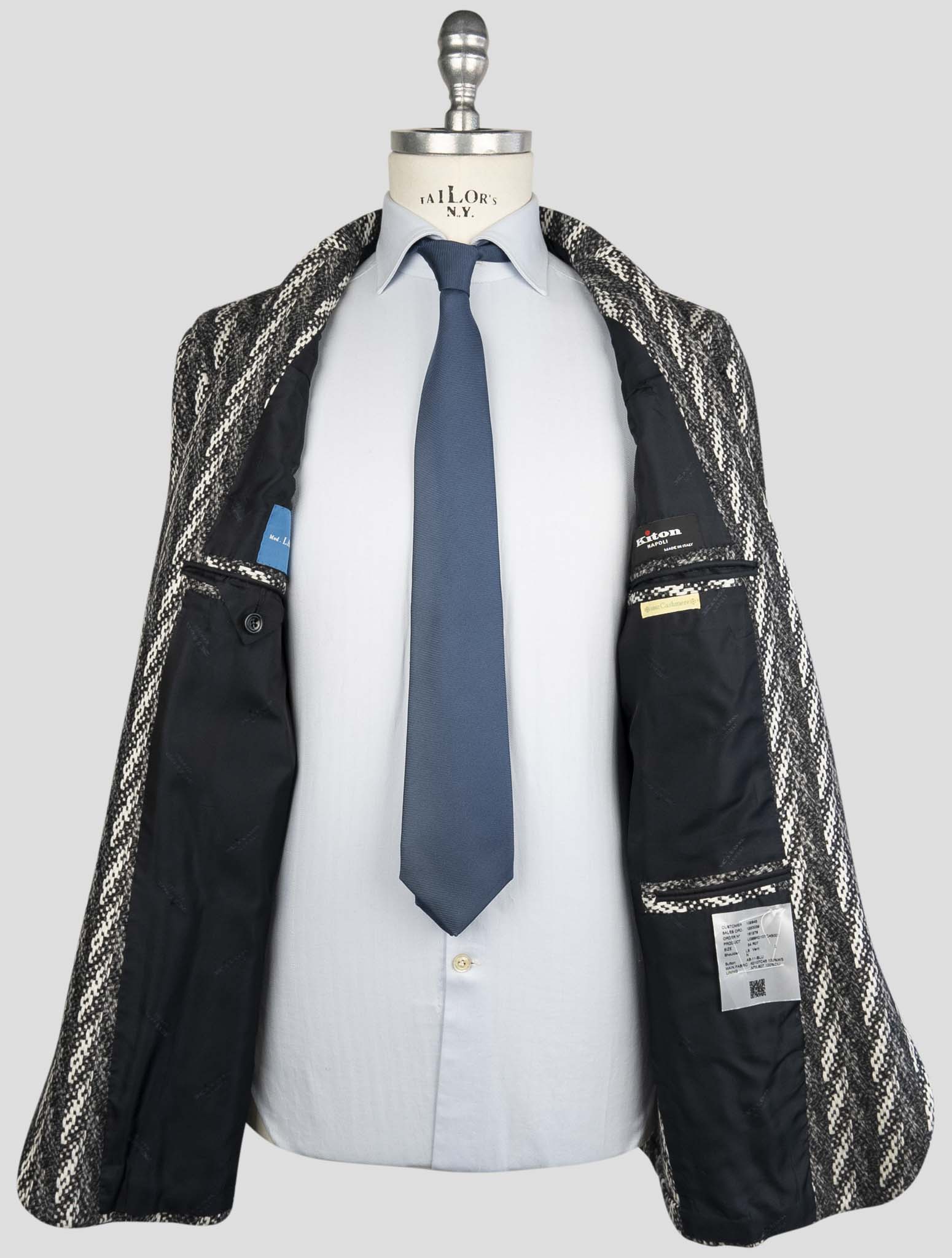 Kiton Gray Cashmere Blazer