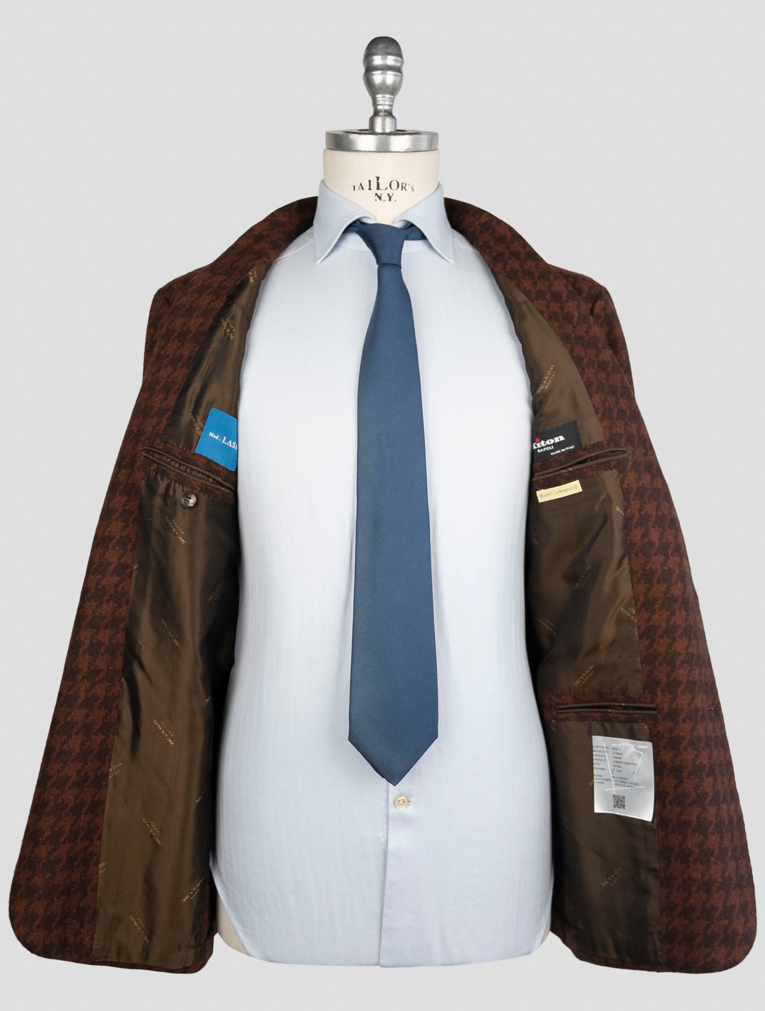 Kiton Brown Cashmere Blazer