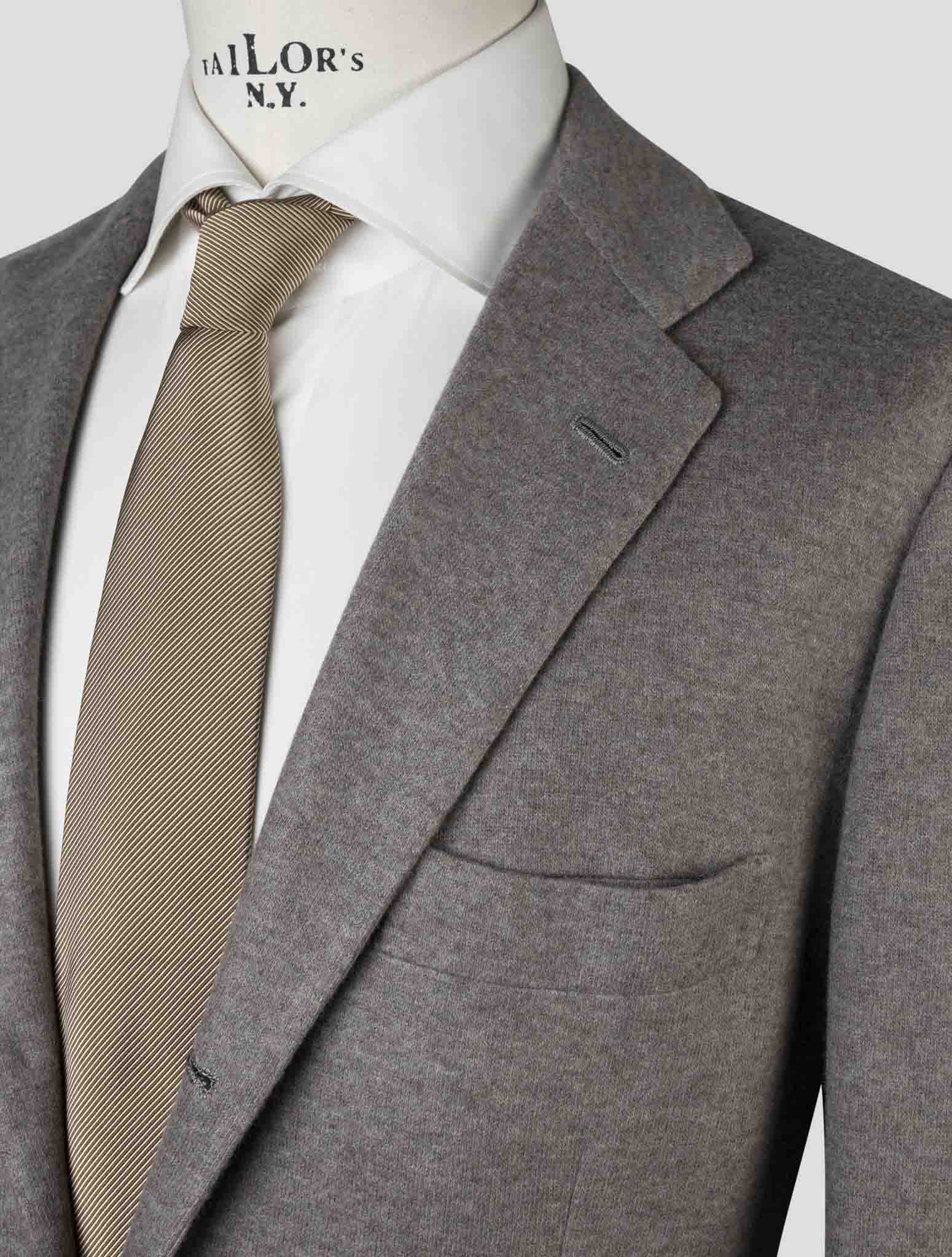 Kiton Gray Cashmere Pa Blazer