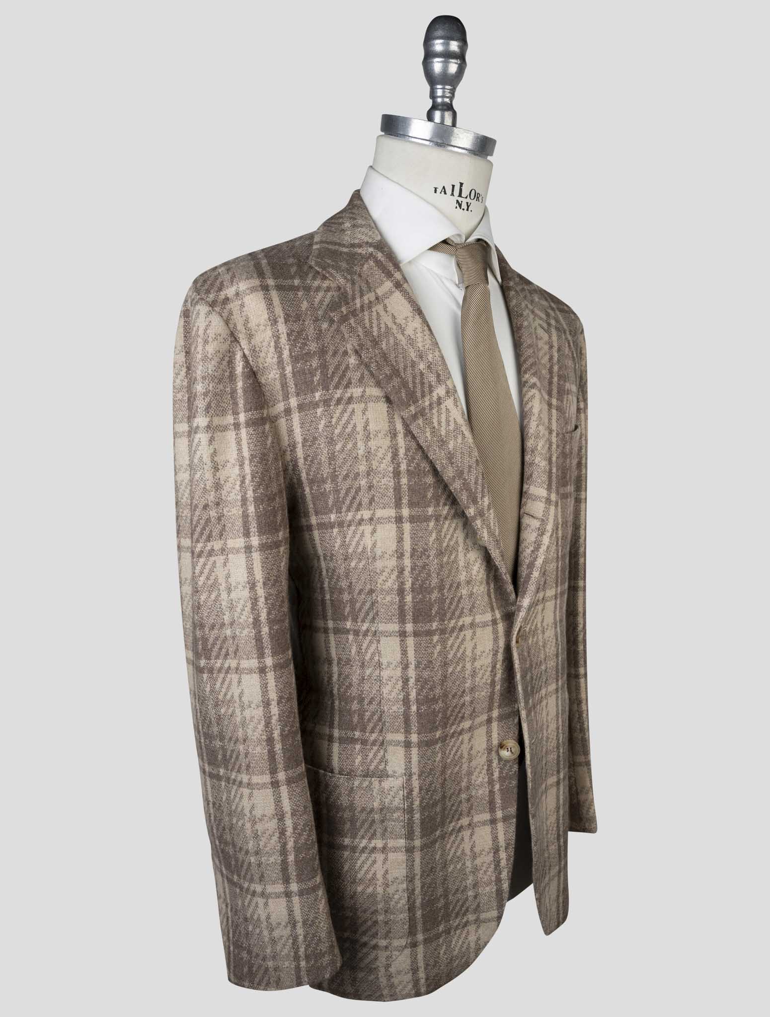 Kiton Brown Cashmere Blazer