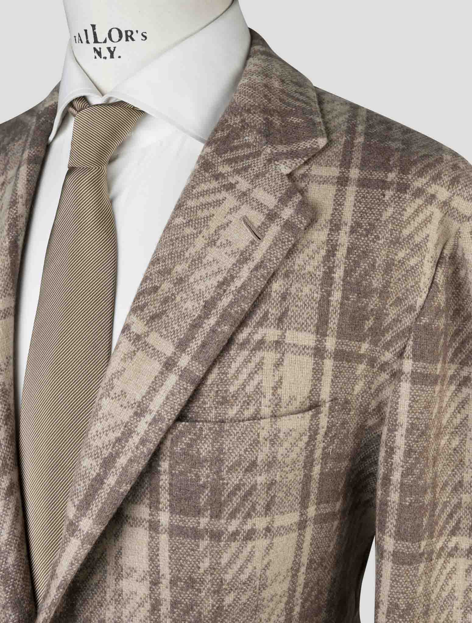 Kiton Brown Cashmere Blazer