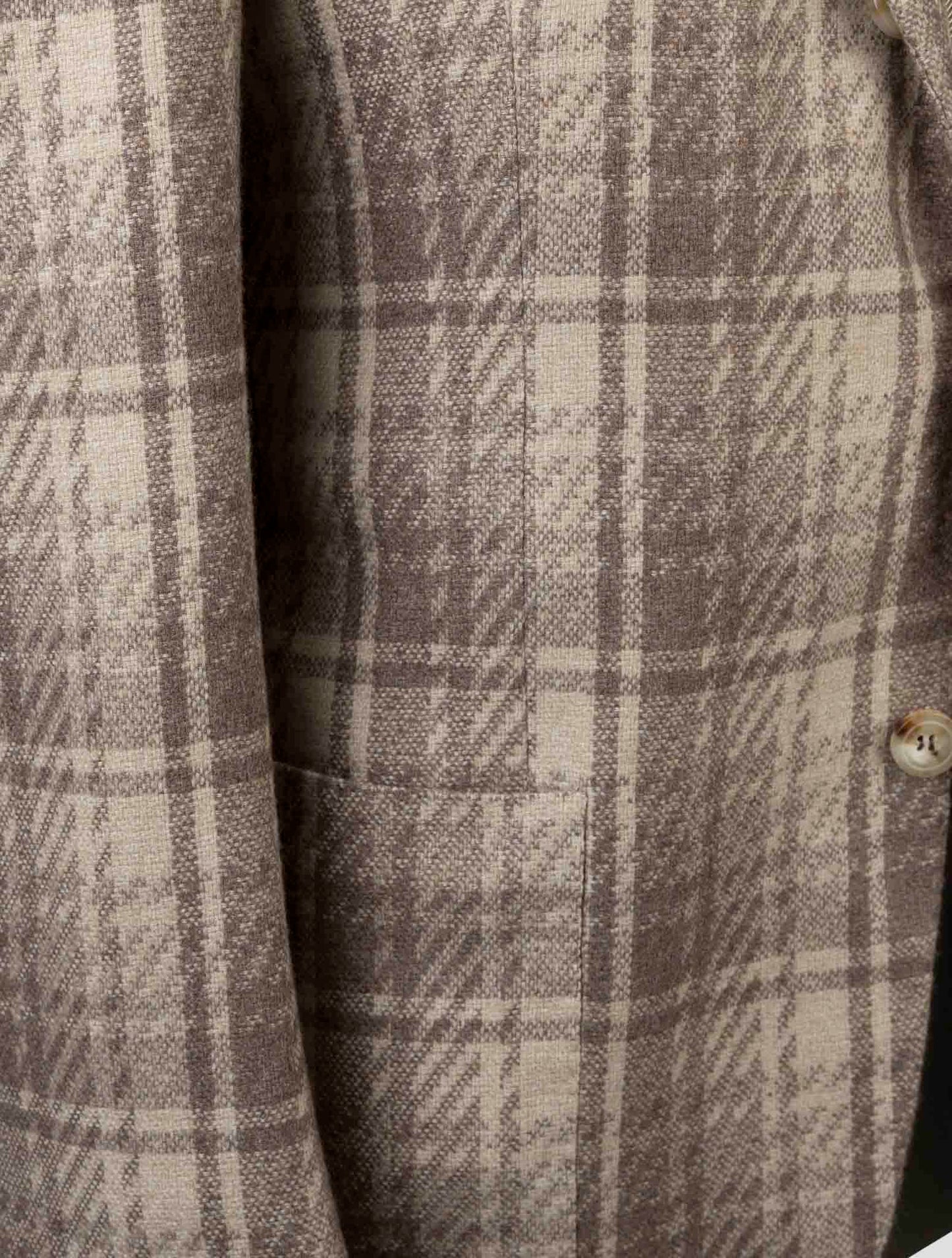 Kiton Brown Cashmere Blazer