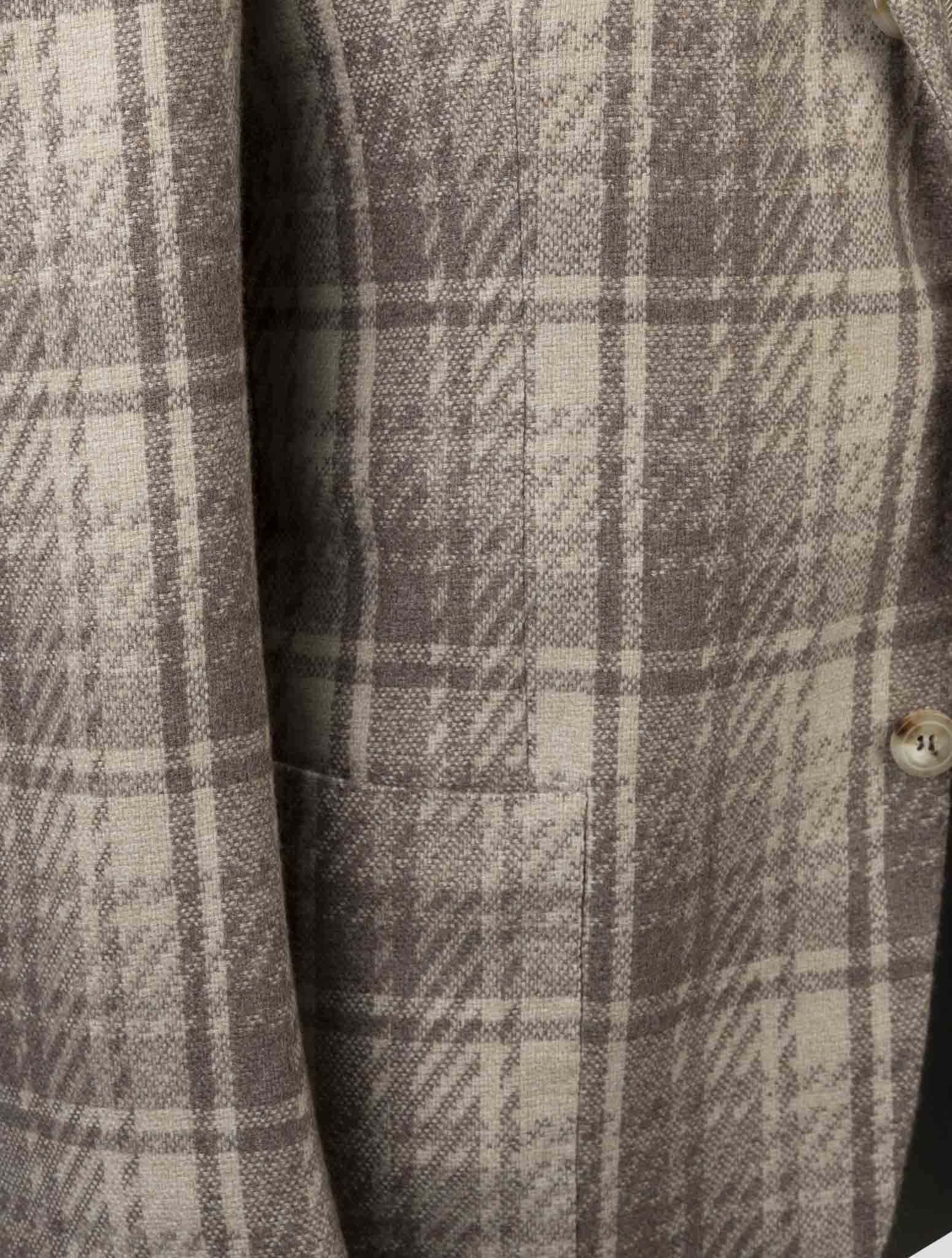 Kiton Brown Cashmere Blazer