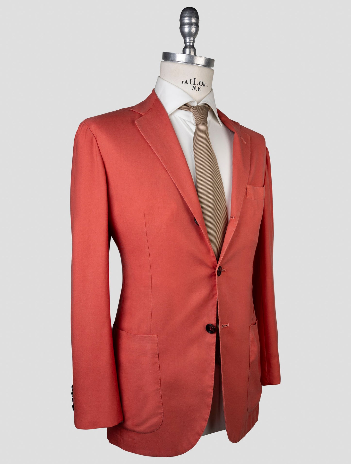 Kiton Red Cashmere  Blazer