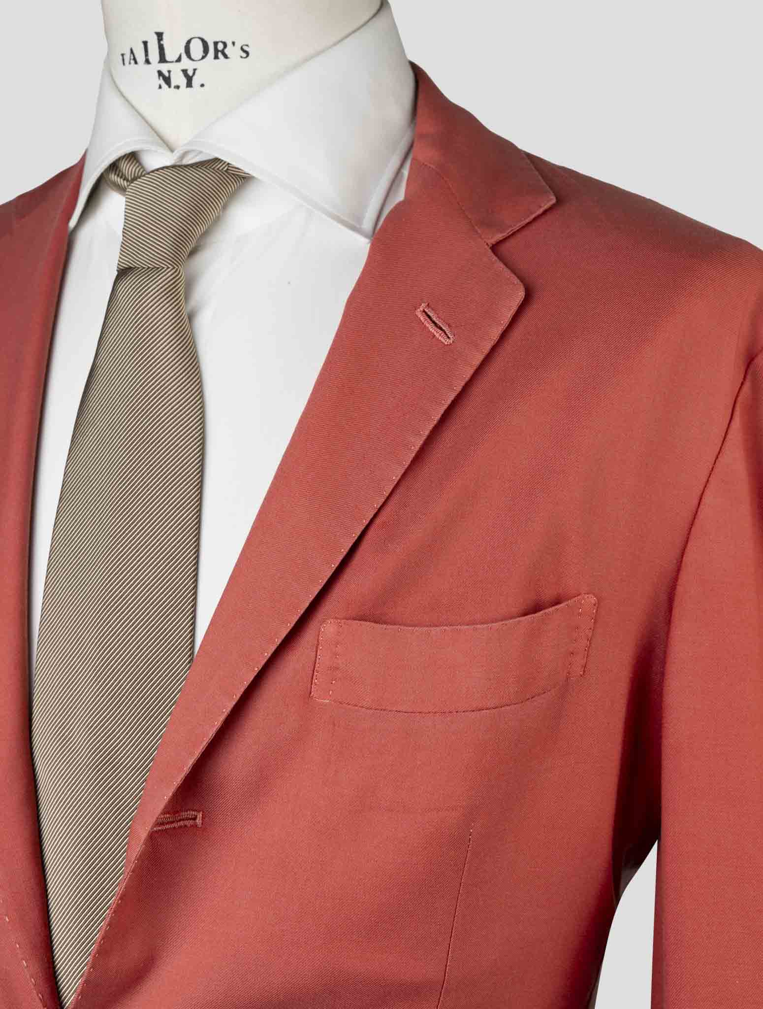 Kiton Red Cashmere  Blazer