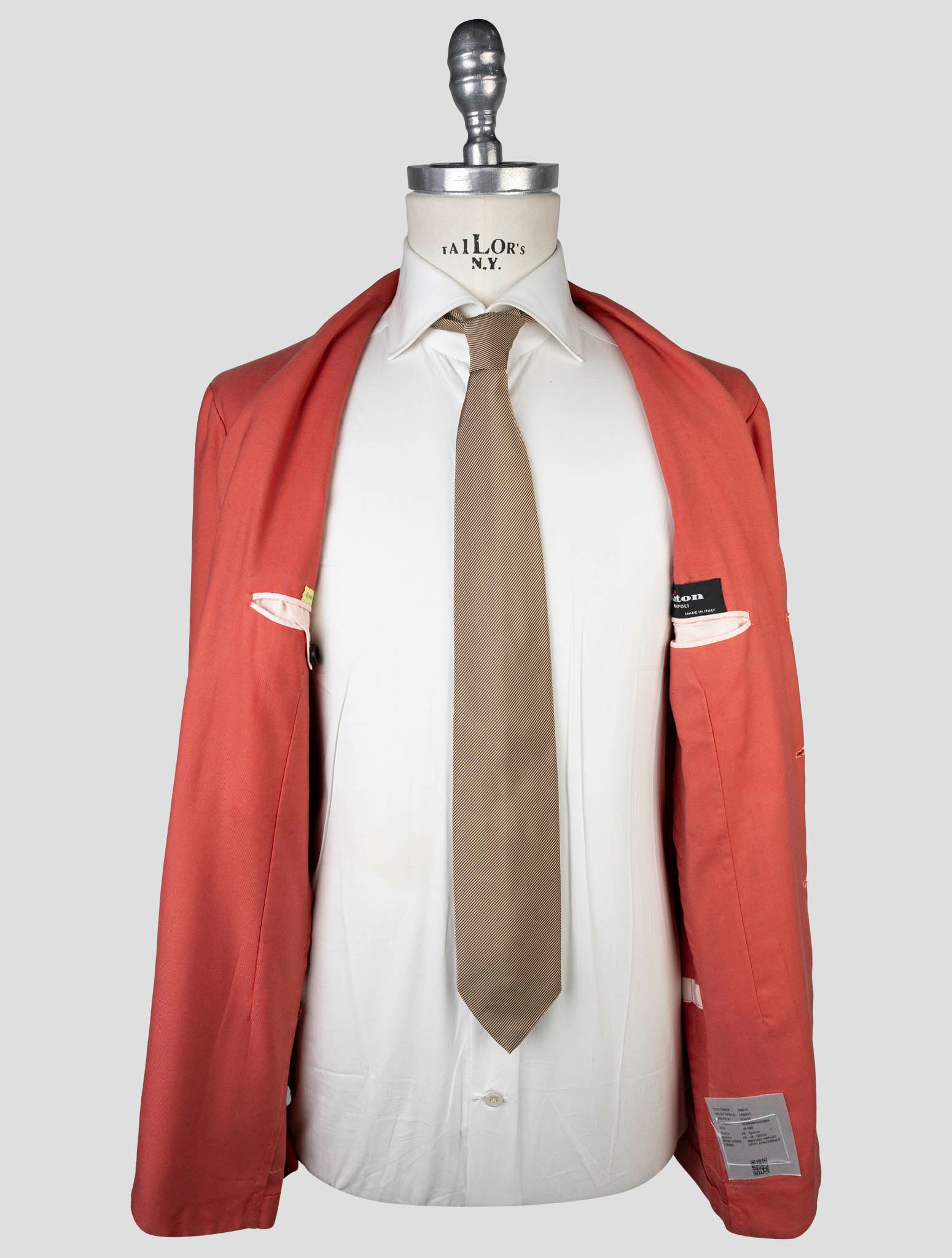 Kiton Red Cashmere  Blazer