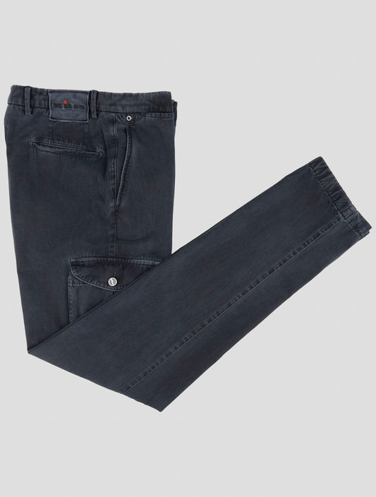 Kiton Blue Cashmere Ea Cargo Pants