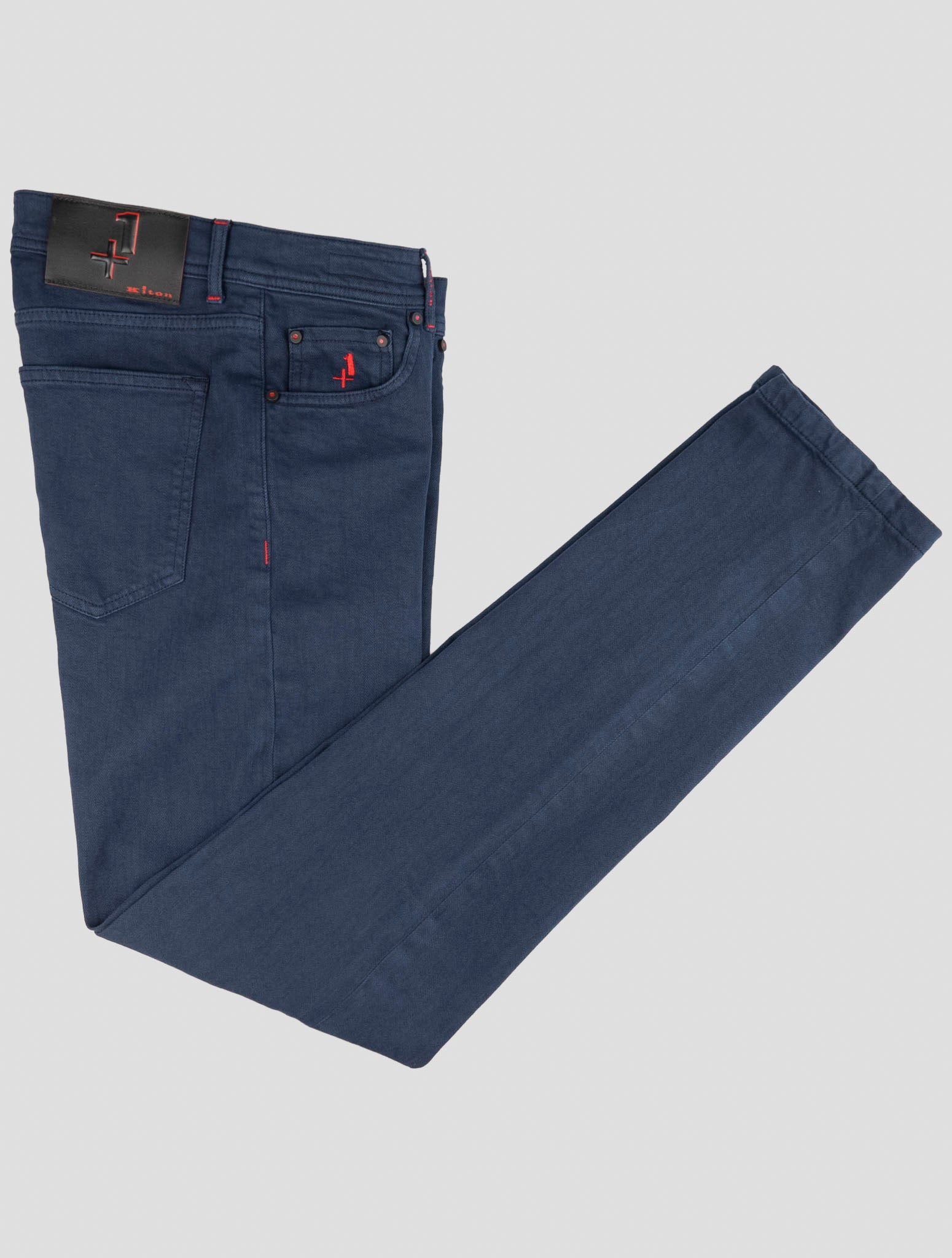Kiton Blue Cotton Ea Jeans Special Edition Plus One