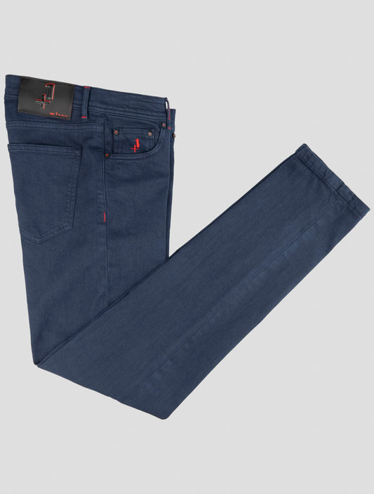 Kiton Blue Cotton Ea Jeans Special Edition Plus One