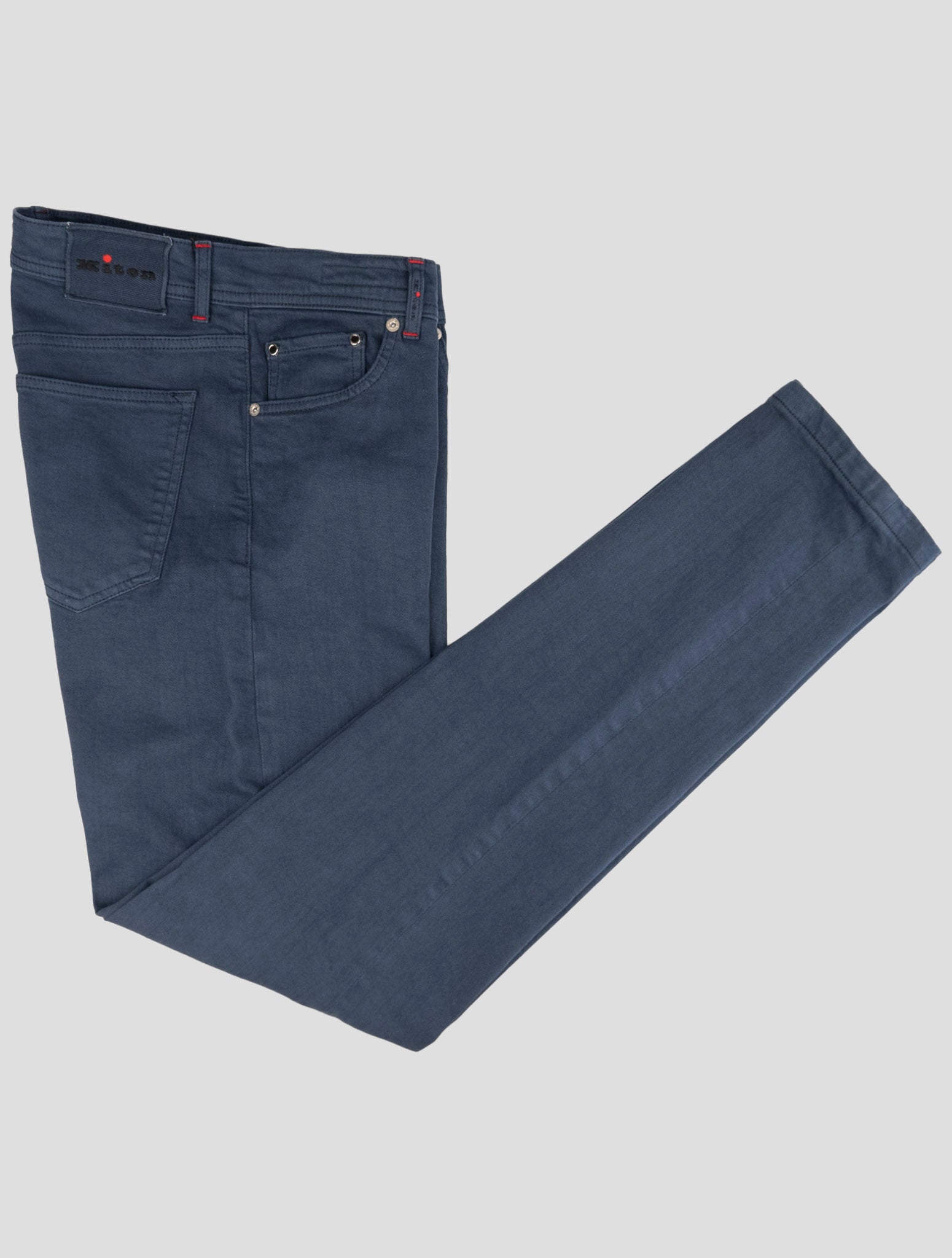 Kiton Blue Cotton Ea Jeans