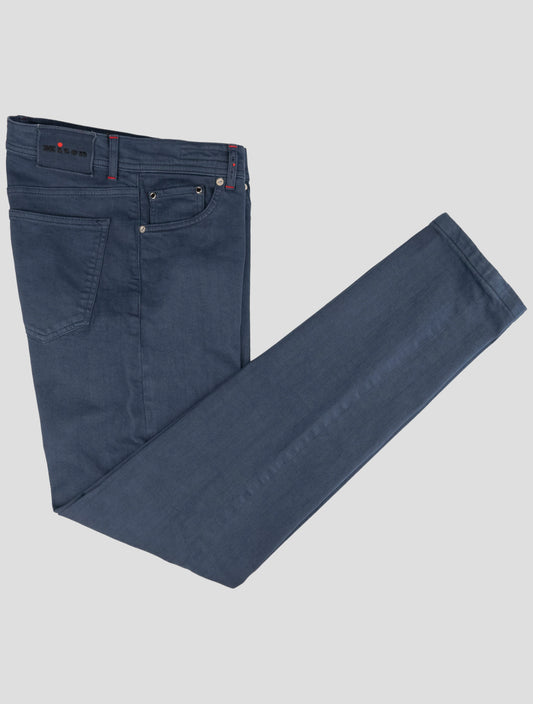 Kiton Blue Cotton Ea Jeans