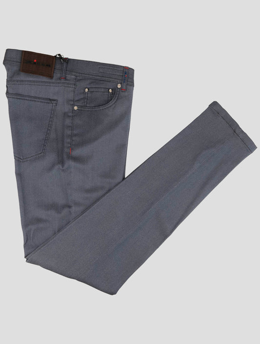 Kiton Blue Cotton Ea Jeans