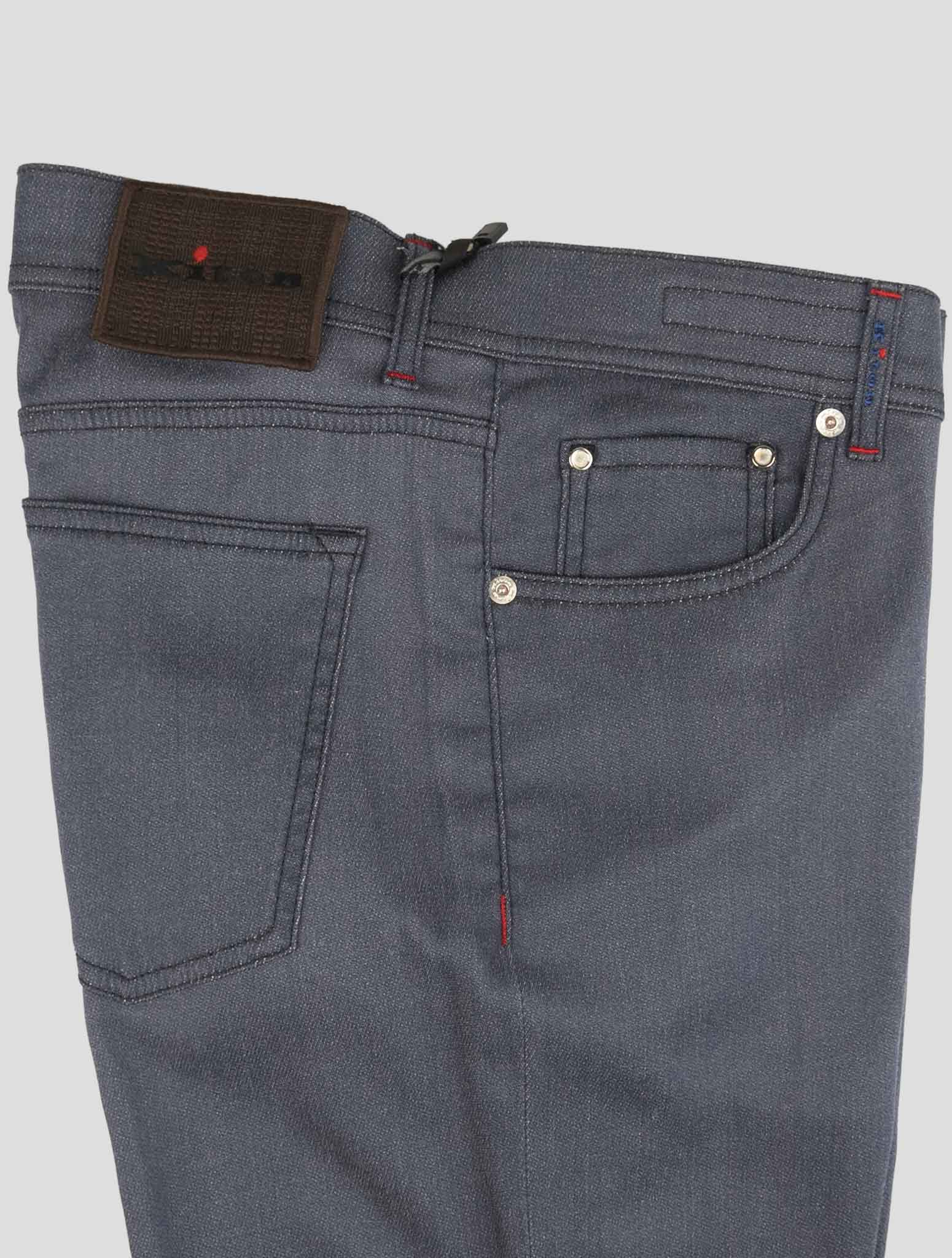 Kiton Blue Cotton Ea Jeans
