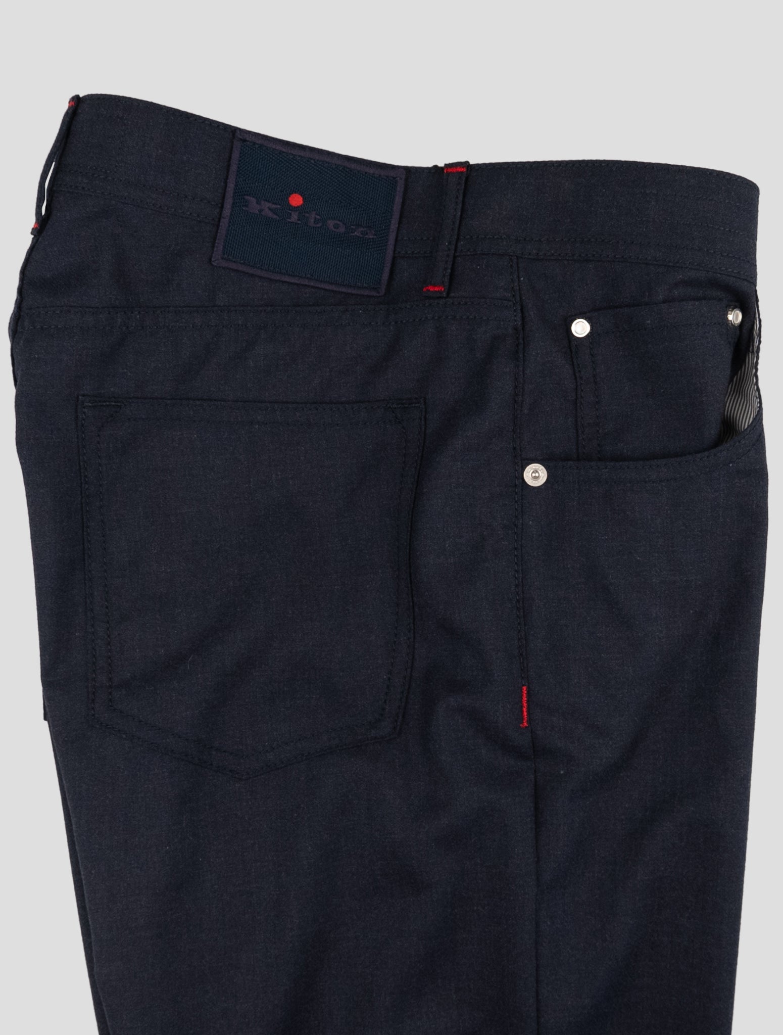 Kiton Blue Cashmere Jeans