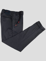 Kiton Blue Lyocell Cotton Ea Pants