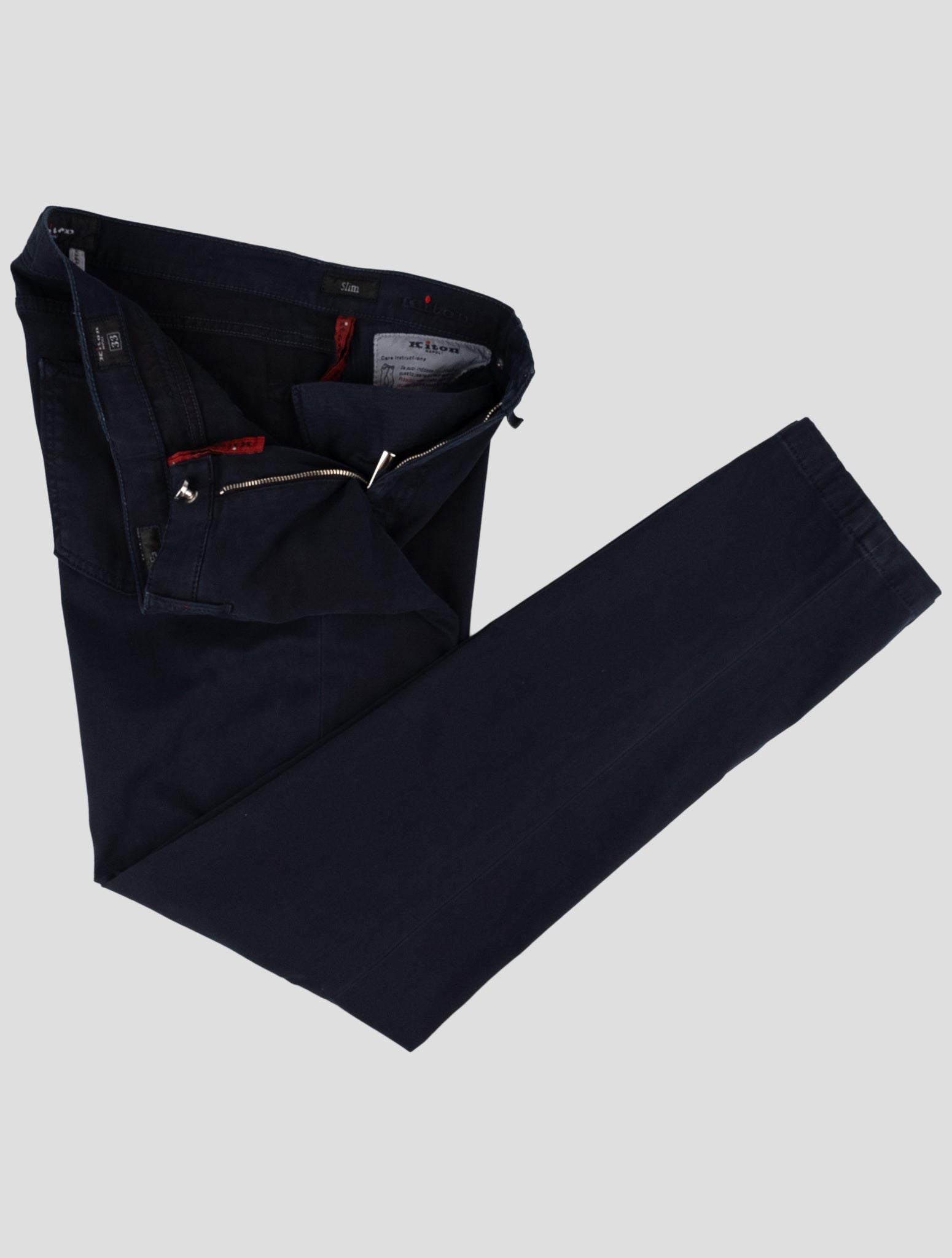 Kiton Blue Cotton Ea Jeans