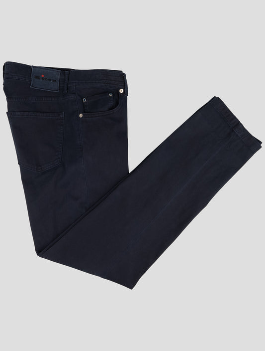 Kiton Blue Cotton Ea Jeans