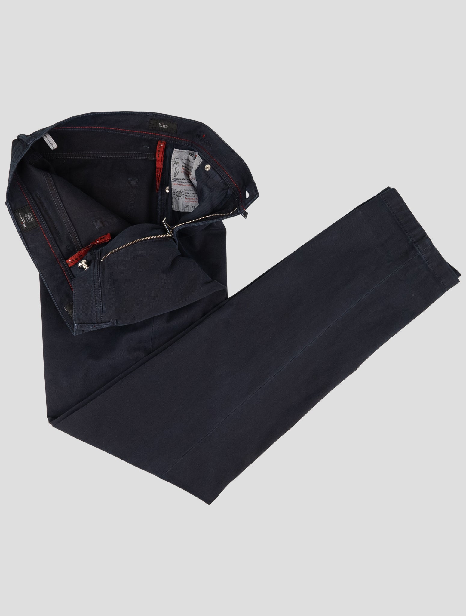 Kiton Blue Cotton Ea Jeans