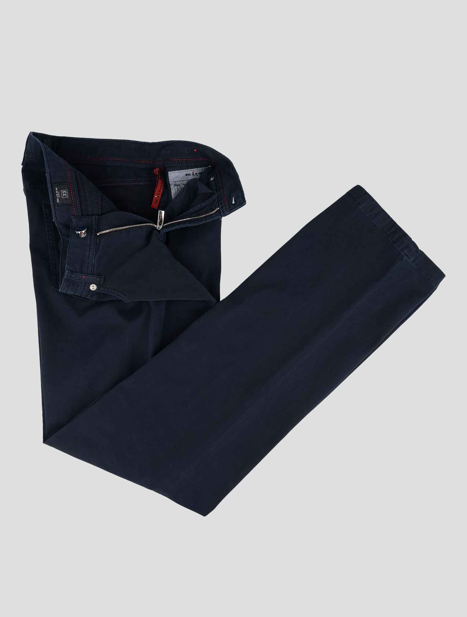 Kiton Blue Cotton Ea Jeans