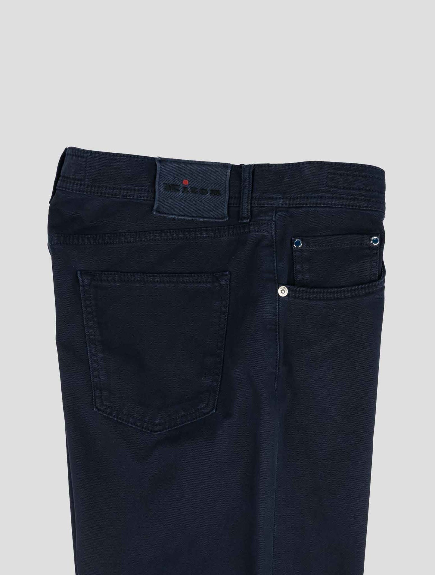 Kiton Blue Cotton Ea Jeans