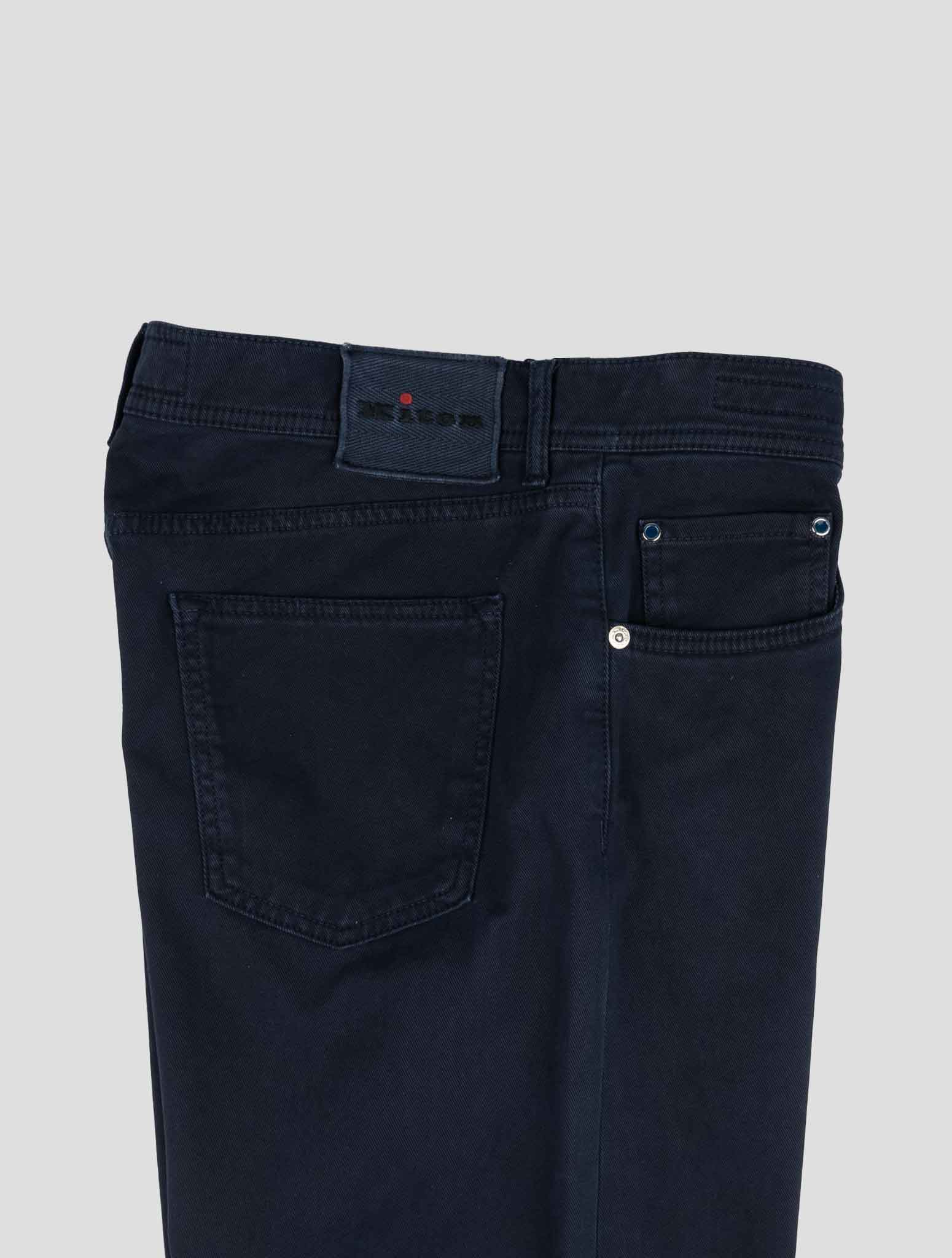 Kiton Blue Cotton Ea Jeans