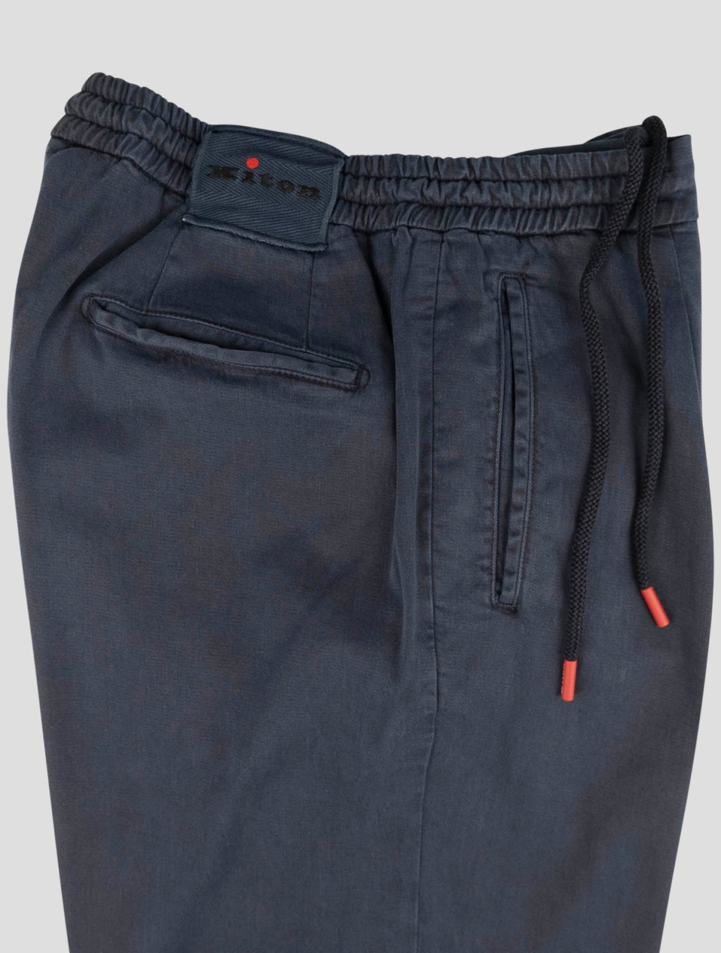 Kiton Blue Lyocell Ea Pants