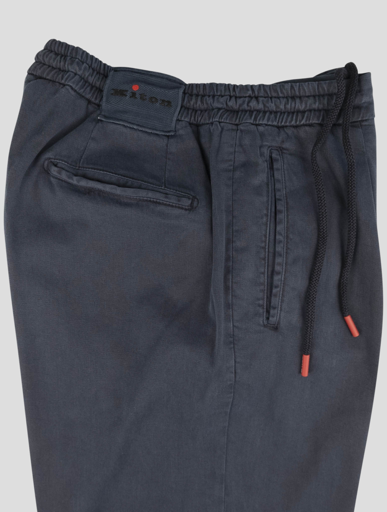 Kiton Blue Lyocell Ea Pants