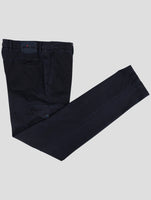 Kiton Blue Cotton Ea Cargo Jeans