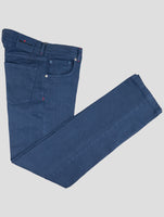 Kiton Blue Cotton Ea Jeans