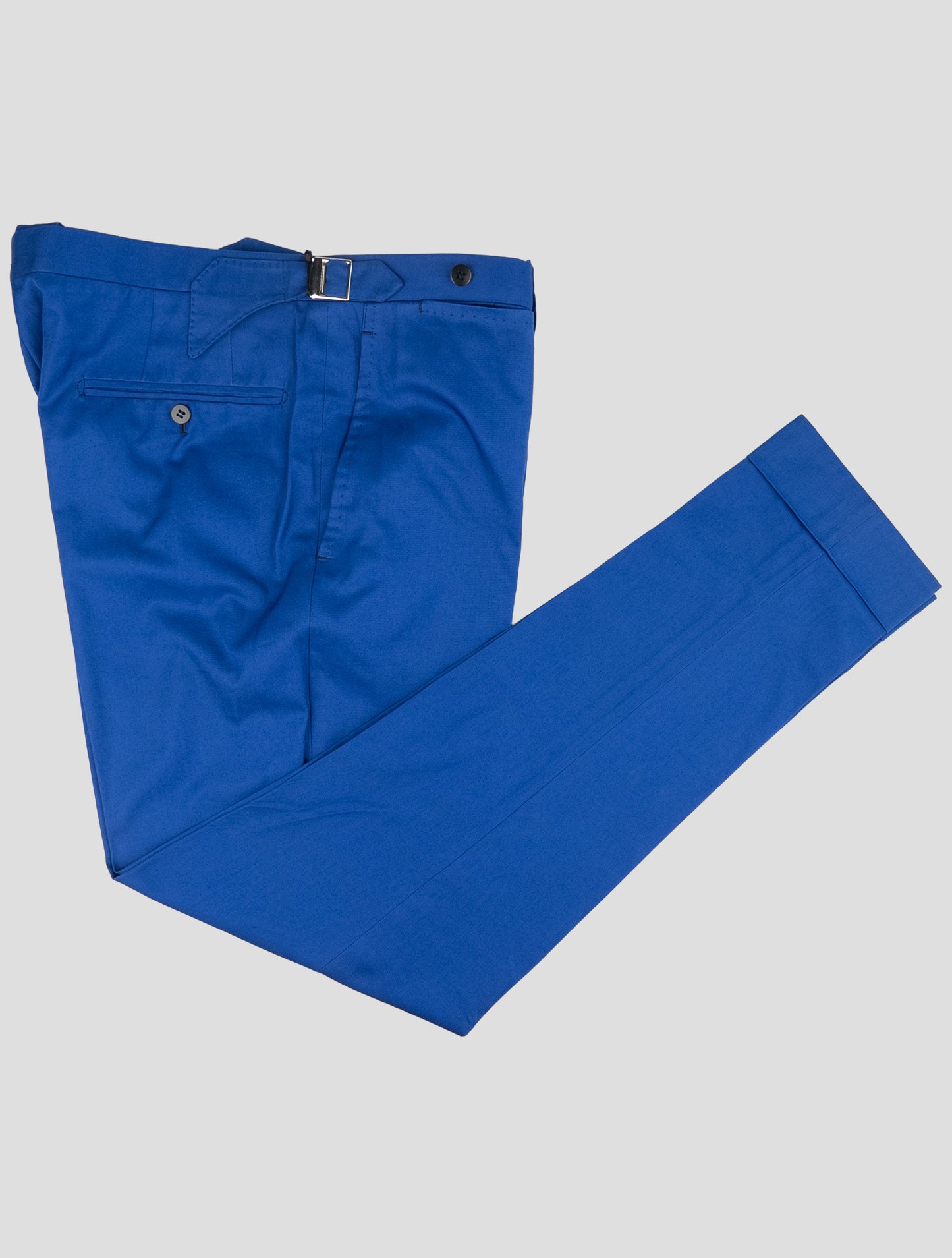 Kiton Blue Cotton Pants