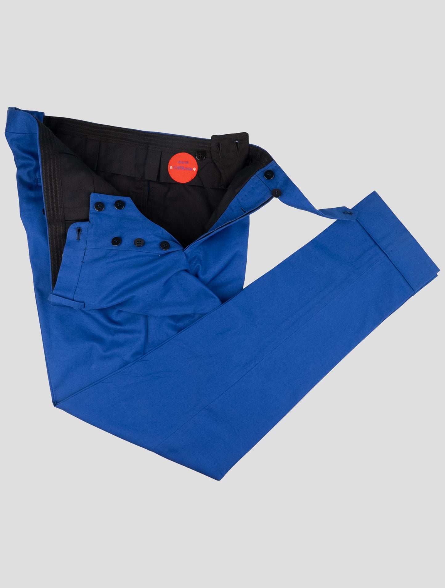 Kiton Blue Cotton Pants