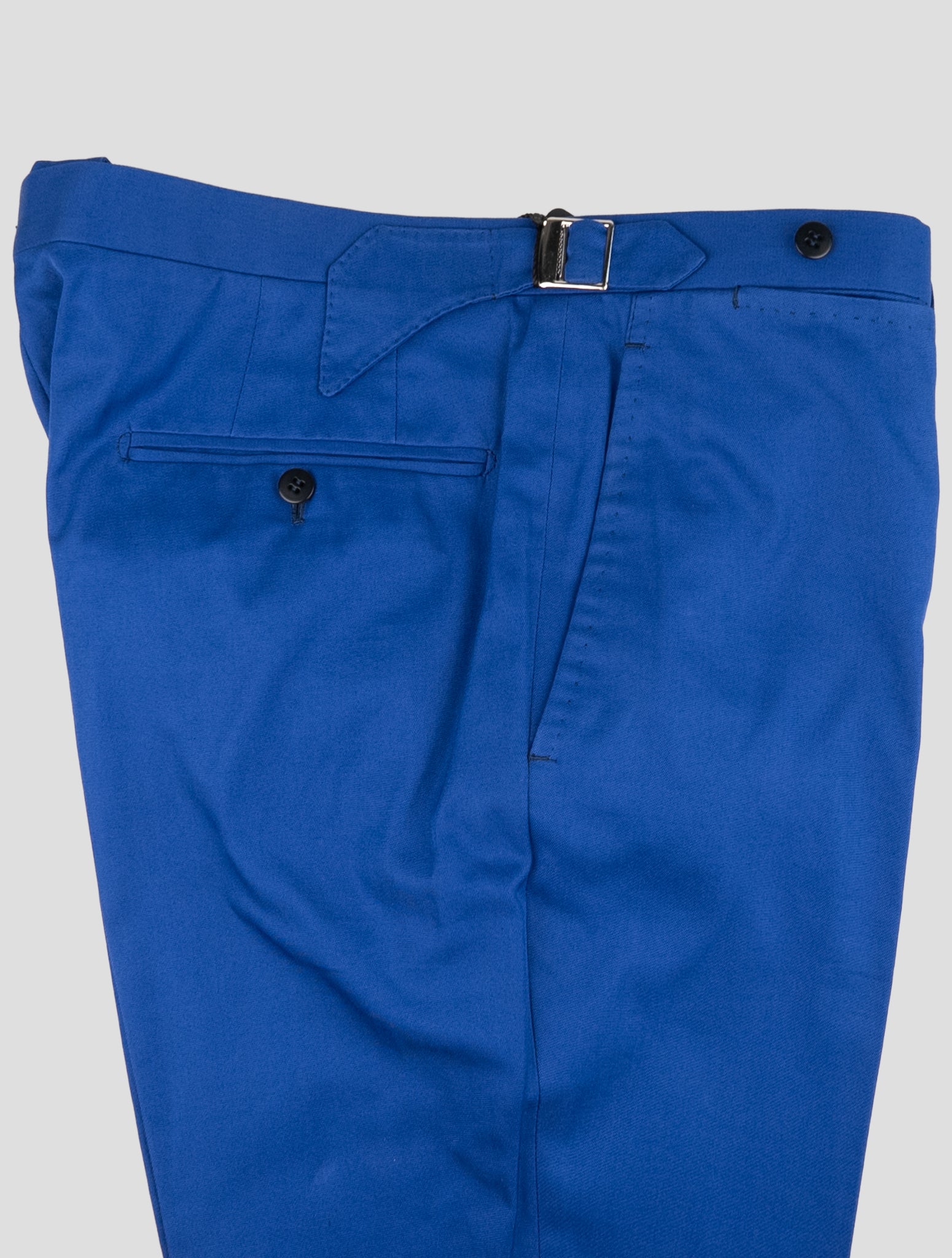 Kiton Blue Cotton Pants