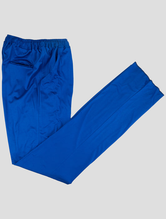 Kiton Blue Cotton Pants