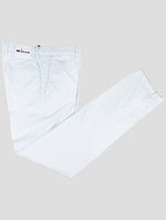 Kiton Light Blue Cotton Ea Pants