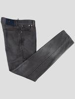 Kiton Gray Wool Pl Jeans