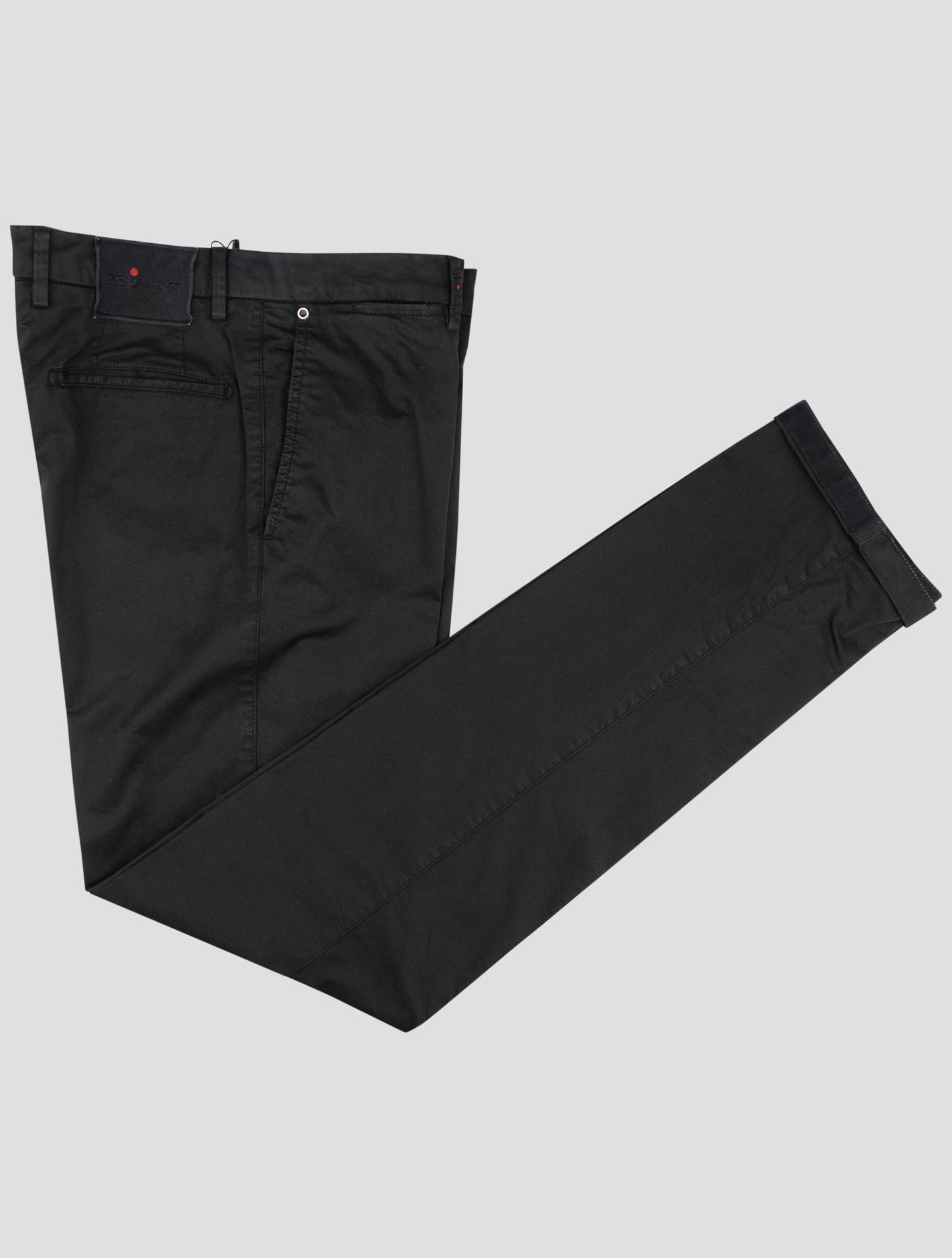 Kiton Black Cotton Ea Pants
