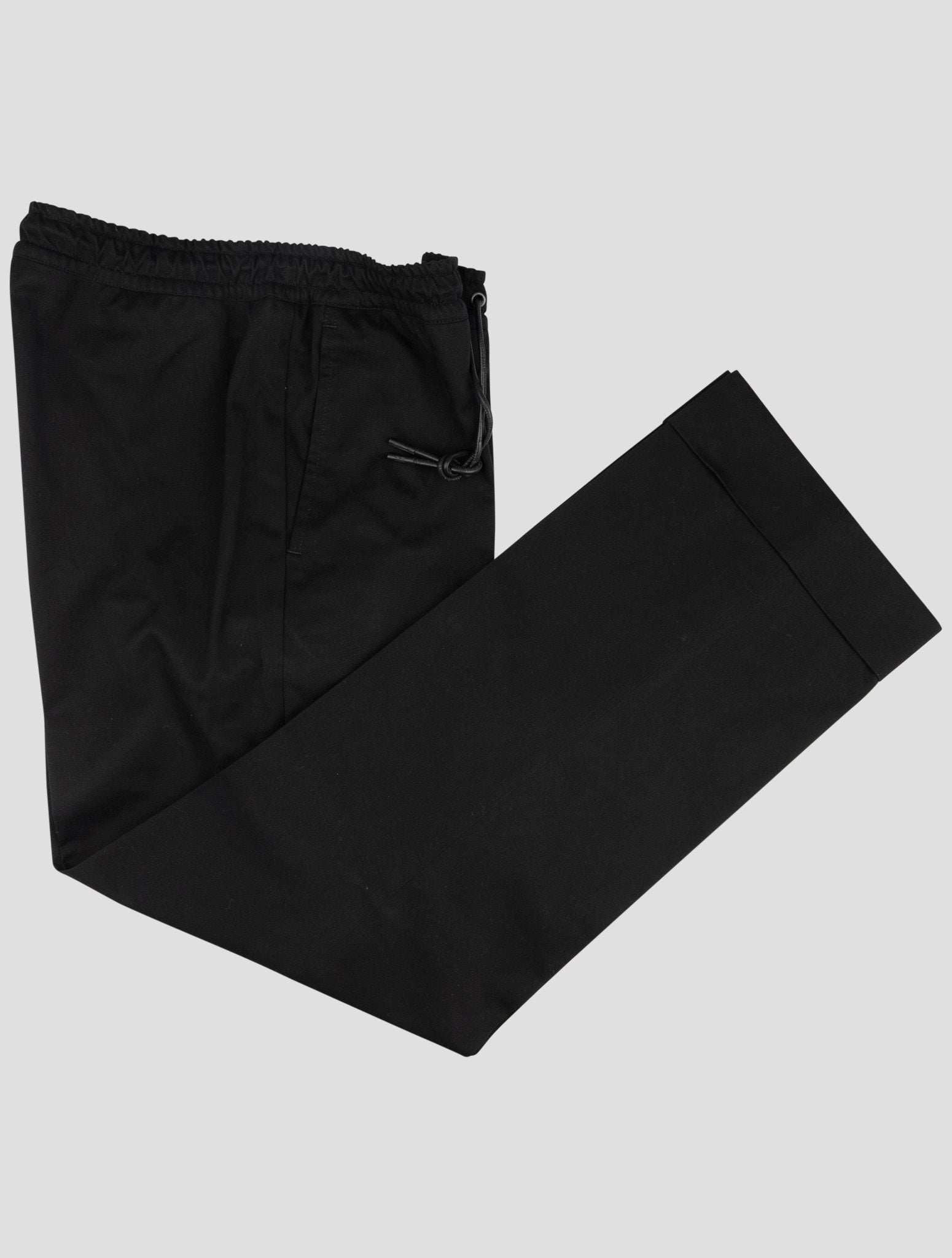 Kiton Black Cotton Pants