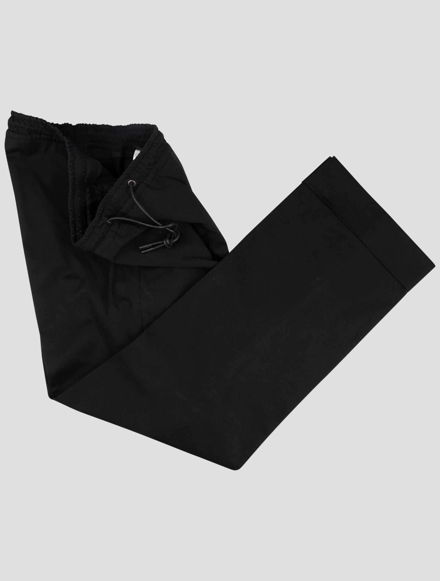 Kiton Black Cotton Pants